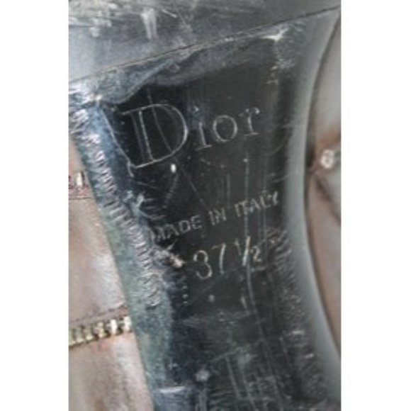 Dior Chocolate Brown Leather with Chrome Grommets - Picture 3 of 5